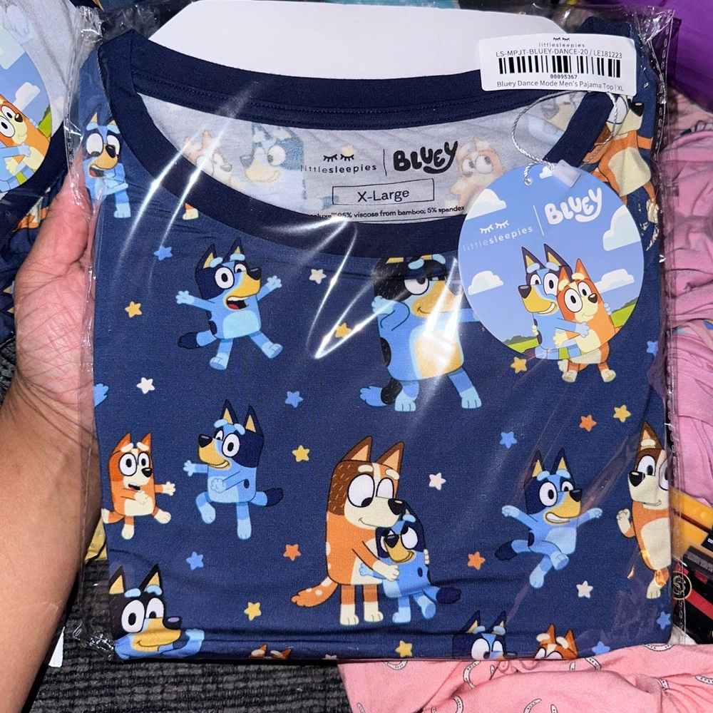 Little Sleepies x Bluey Pajama Top